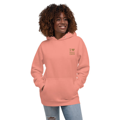 Happy Cats Hoodie with embroidered logo